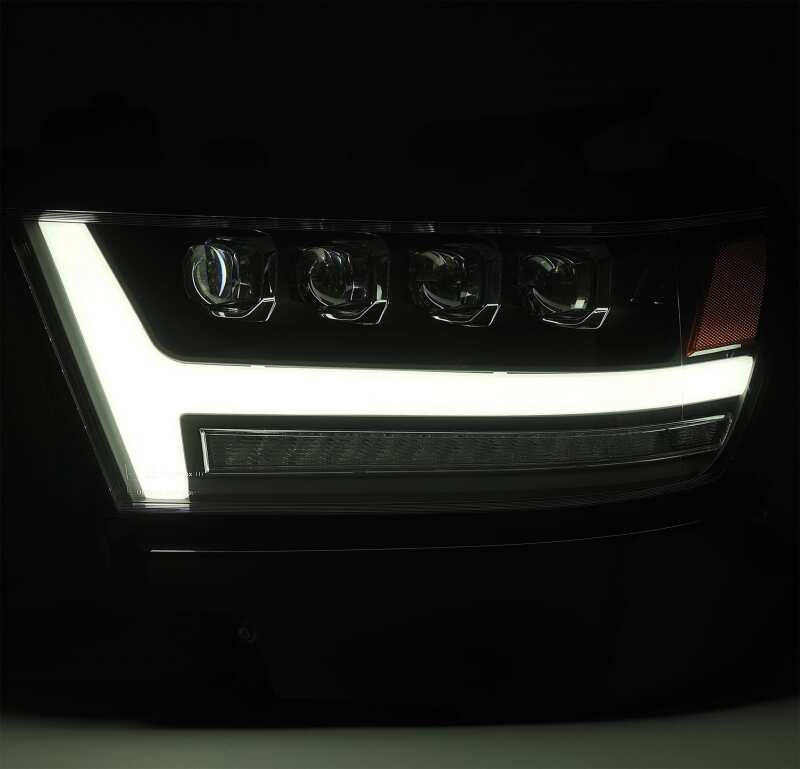 AlphaRex 19-20 Ram 1500HD NOVA LED Proj Headlight Plank Style Matte Blk w/Activ Light/Seq Signal/DRL - Image 4