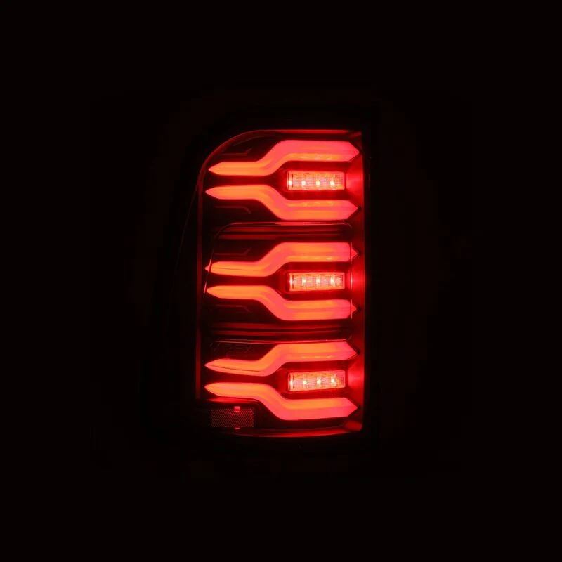AlphaRex 19-21 Dodge Ram 1500 Luxx-Series LED Tail Lights Black w/Activ Light/Seq Signal - Image 6