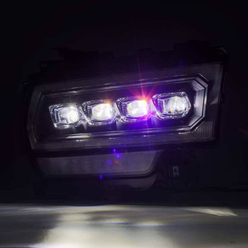 AlphaRex 19-21 Ram 2500 NOVA LED Proj Headlights Plank Style Black w/Activ Light/Seq Signal/DRL - Image 6