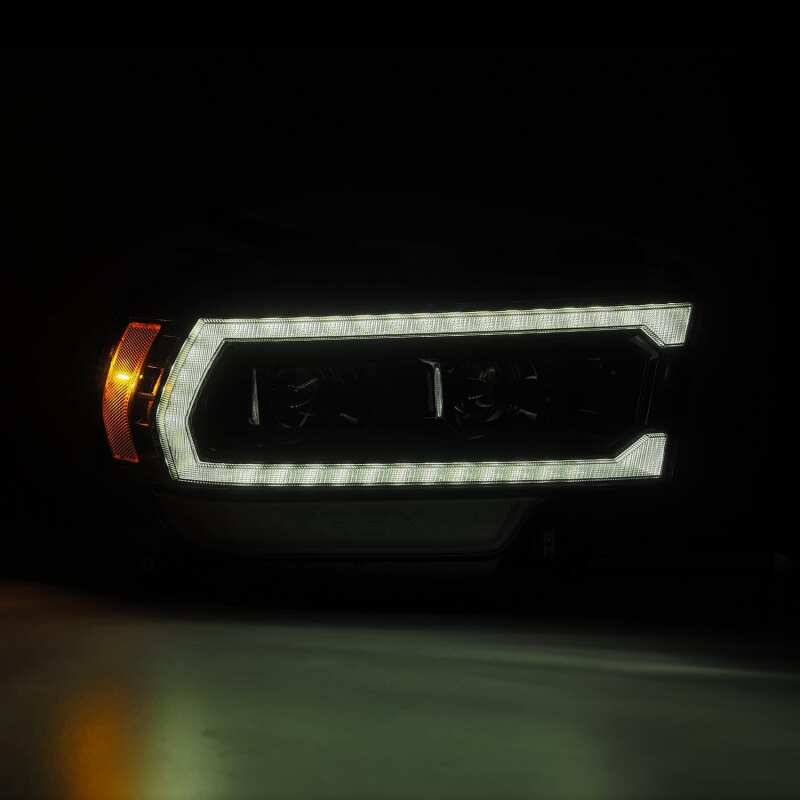 AlphaRex 19-21 Ram 2500 PRO-Series Projector Headlights Plank Style Alpha Black w/Activation Light - Image 6