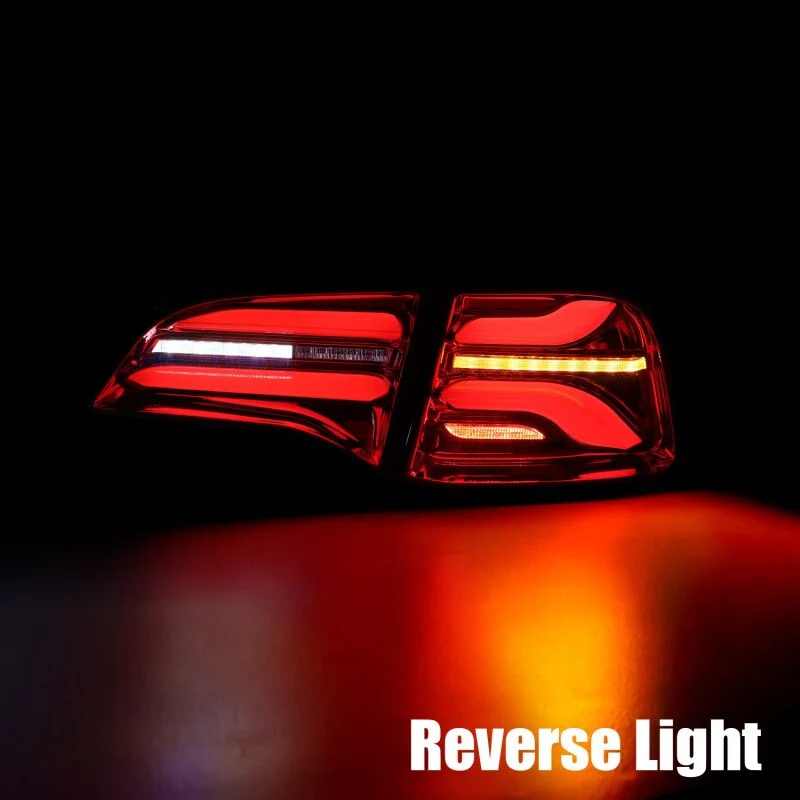 AlphaRex 20-22 Tesla Model Y PRO-Series LED Tail Lights Red Smoke w/Seq Sig - Image 5