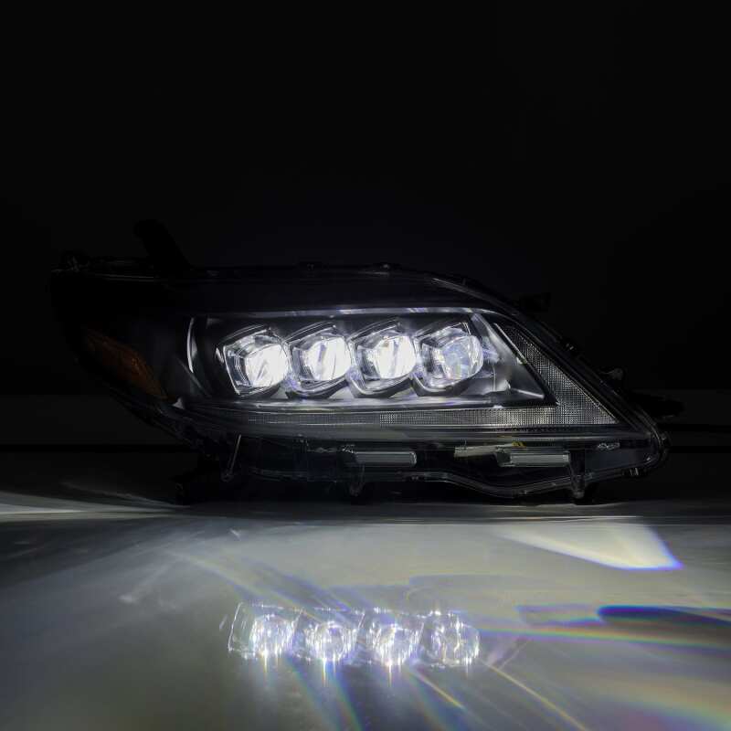 AlphaRex 2011+ Toyota Sienna NOVA LED Proj Headlights Plank Style Black w/Activ Light/Seq Signal/DRL - Image 4