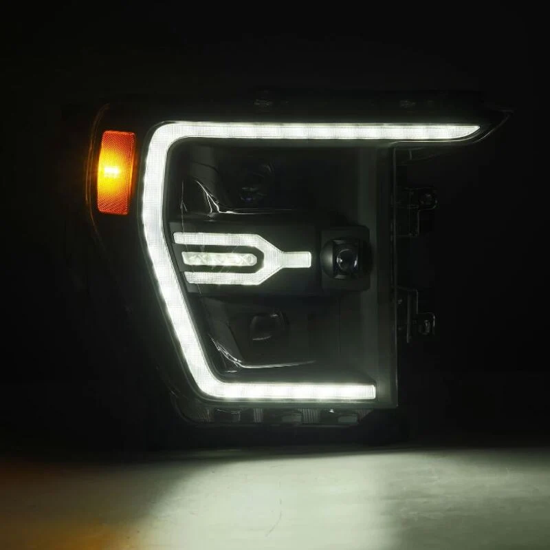 AlphaRex 21-22 Ford F150 Luxx-Series Projector Headlights Black w/Activ Light/Seq Signal - Image 4