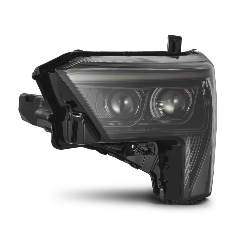 AlphaRex 22-23 Toyota Tundra LUXX-Series Headlights Alpha-Blk w/White DRL - Req 810029 OR 810030 - Image 3