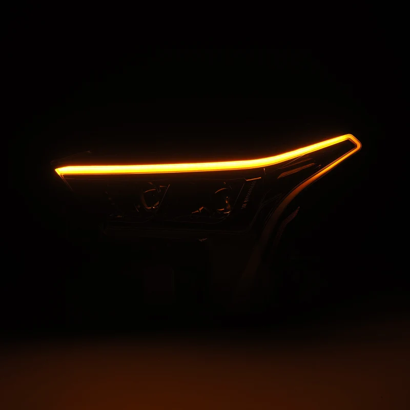AlphaRex 22-23 Toyota Tundra LUXX-Series Headlights Alpha-Blk w/White DRL - Req 810029 OR 810030 - Image 7