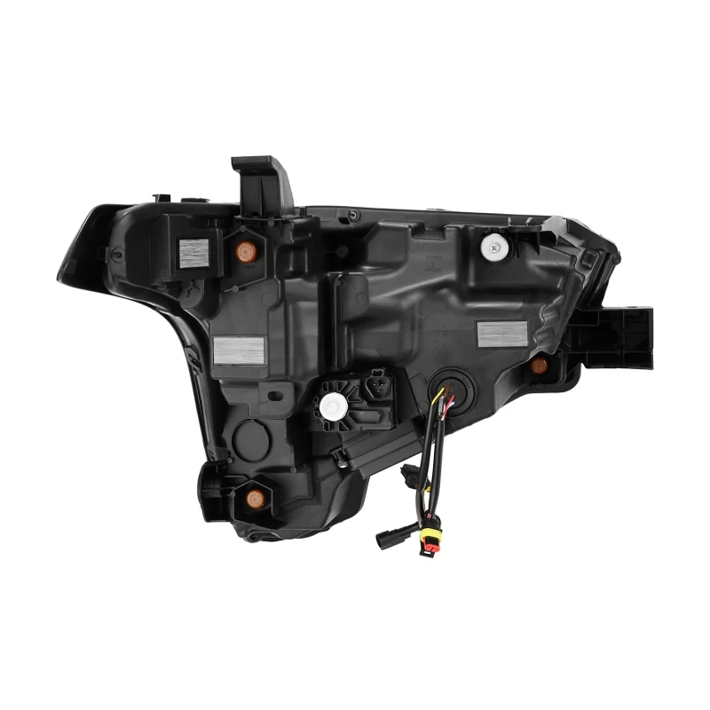 AlphaRex 22-23 Toyota Tundra LUXX-Series Headlights Black w/Amber DRL - Req 810029 OR 810030 - Image 2