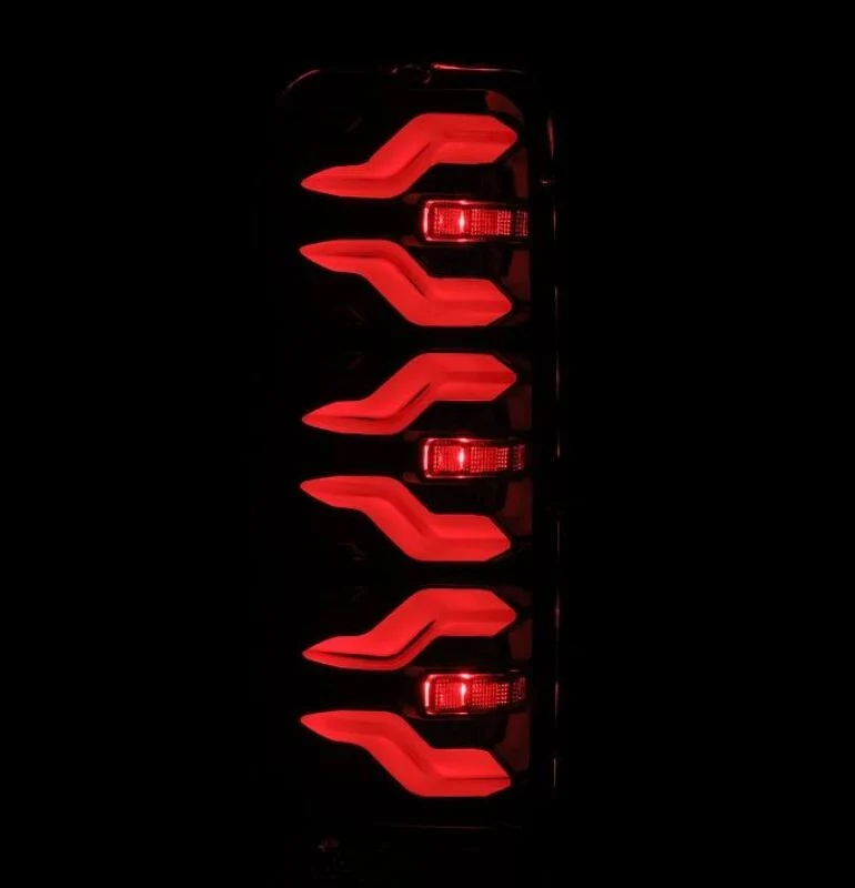 AlphaRex 87-96 Ford Bronco/F-150 Luxx-Series LED Tail Lights - Alpha-Black - Image 6