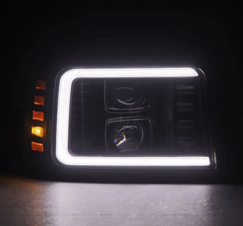 AlphaRex 92-96 Ford F-Series/Bronco PRO-Series Proj Headlight Blk w/Seq. Sig & DRL - Image 5