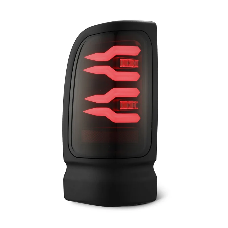 AlphaRex 94-01 Dodge Ram 1500/2500/3500 LUXX-Series LED Tail Lights - Black - Image 5