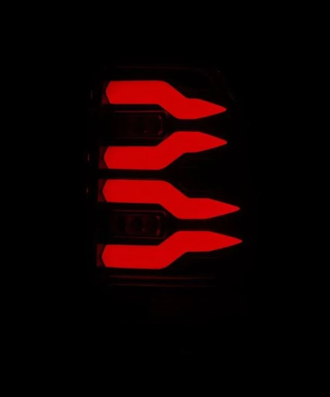 AlphaRex 97-03 Ford F150 / 99-16 Ford F250/F350/F450/F550 LUXX-Series LED Tail Lights - Black - Image 2