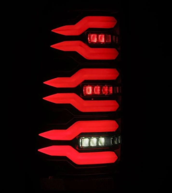 AlphaRex 99-06 Chevrolet Silverado Sierra LUXX-Series LED Tail Lights Alpha-Black - Image 4