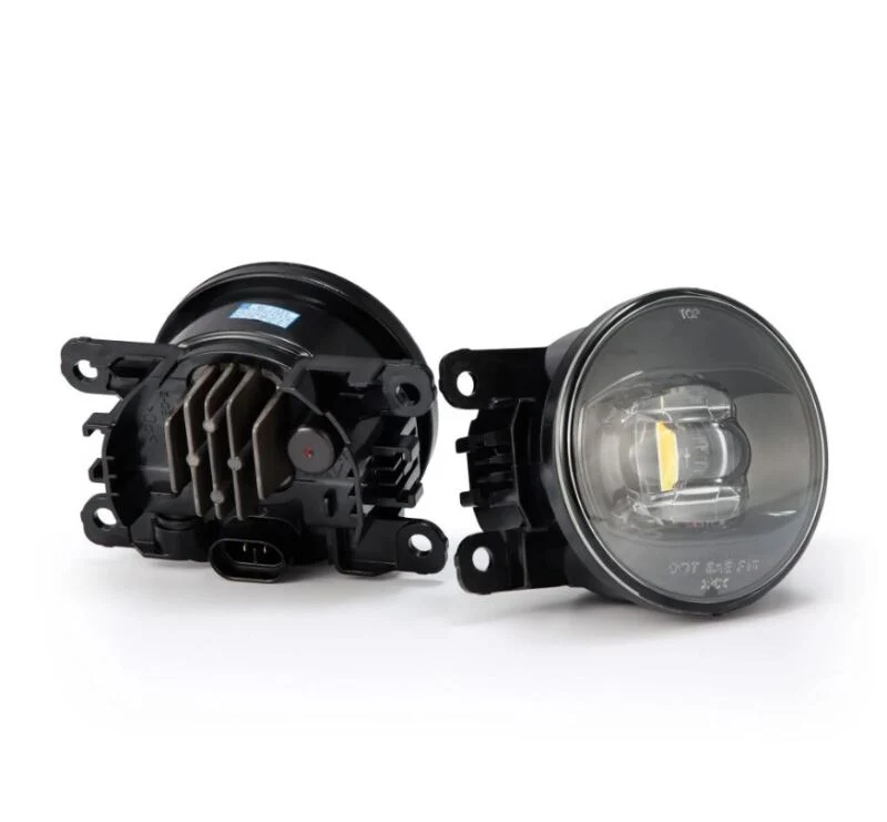 AlphaRex Universal Acura/Ford/Honda/Subaru/Nissan DoubleTap Dual Color LED Proj Fog Lights - Wt/Ambr - Image 5
