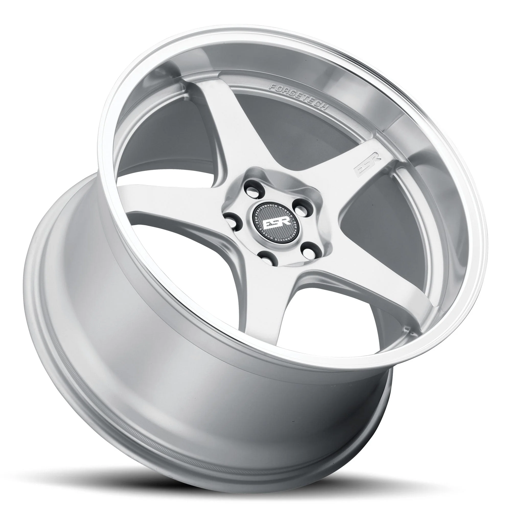 ESR Wheels AP5 Hyper Silver Machine Lip - Image 2