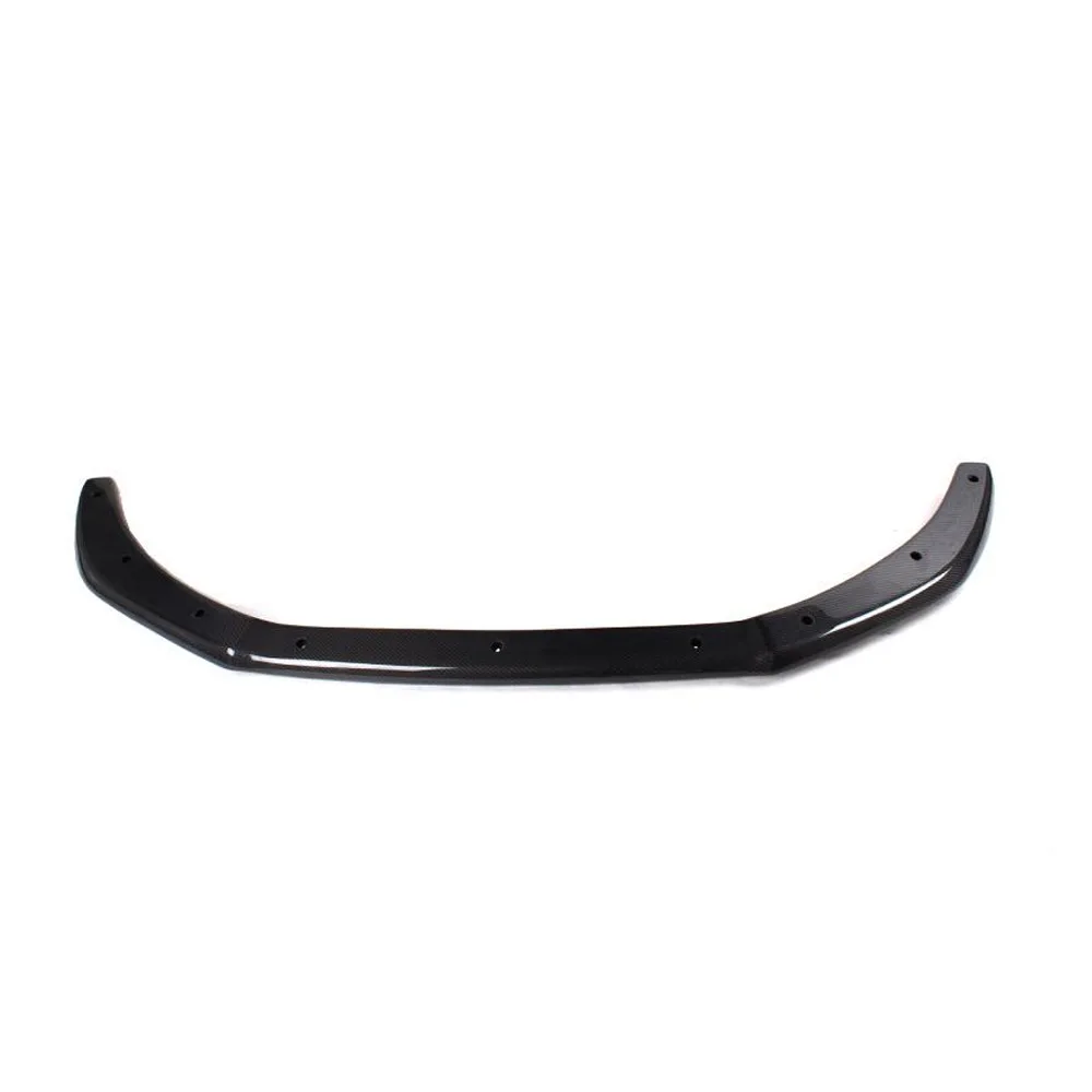 Audi A4 B8 Carbon Fiber Gloss Black Front Bumper Lip 2013 - 2015 - Image 2