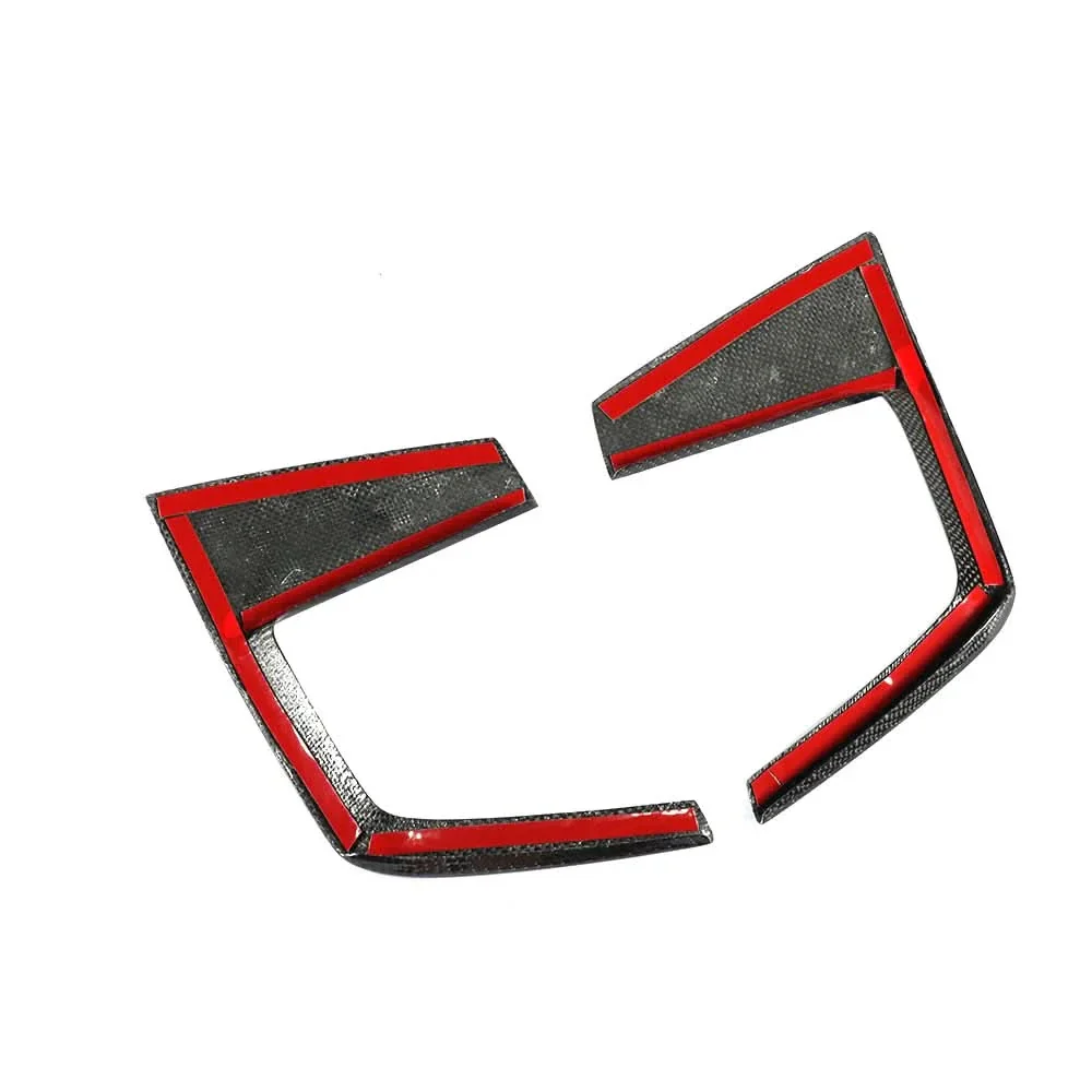 Audi A4 B9 S-Line / S4 B9 (2017-2019) Carbon Fiber Front Fog Vent Trims – 2PC B Style Accent Kit - Image 4