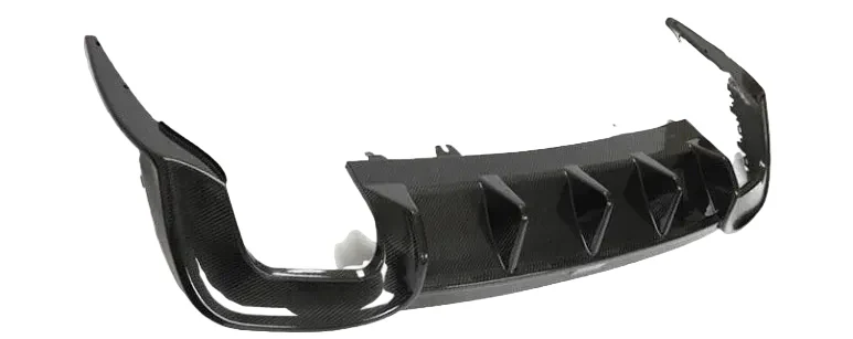 Audi A4 S-Line / S4 B9 Rear Diffuser – Prepreg Dry Carbon Fiber (2020–2021) - Image 2
