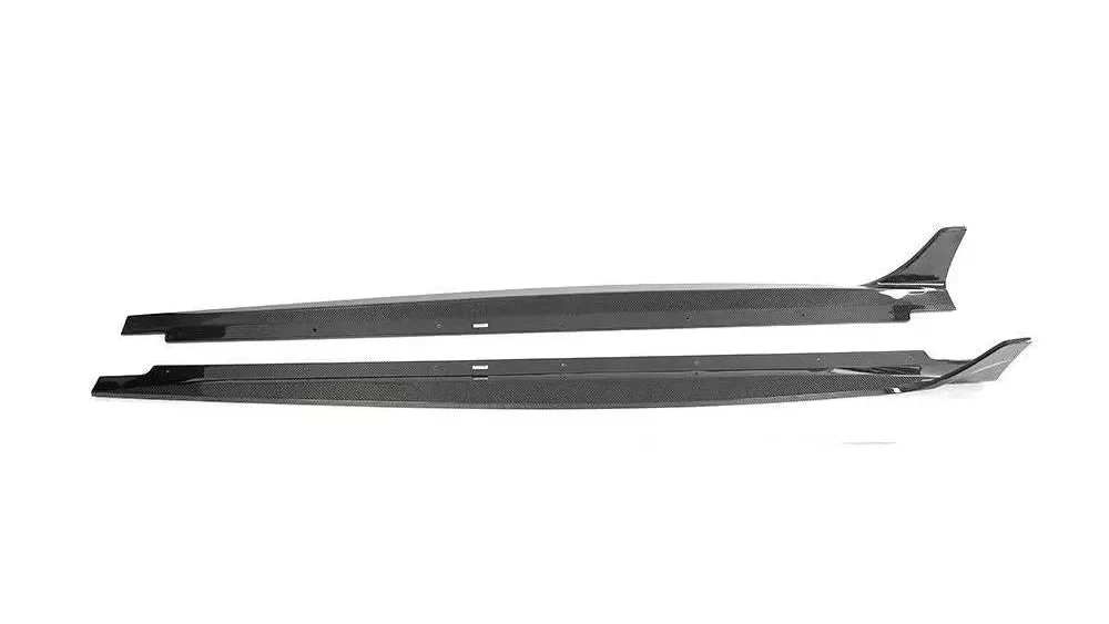 Audi A5 S-Line / S5 B9.5 Carbon Fiber Side Skirt Extensions – Sportback (2020–2023) - Image 2