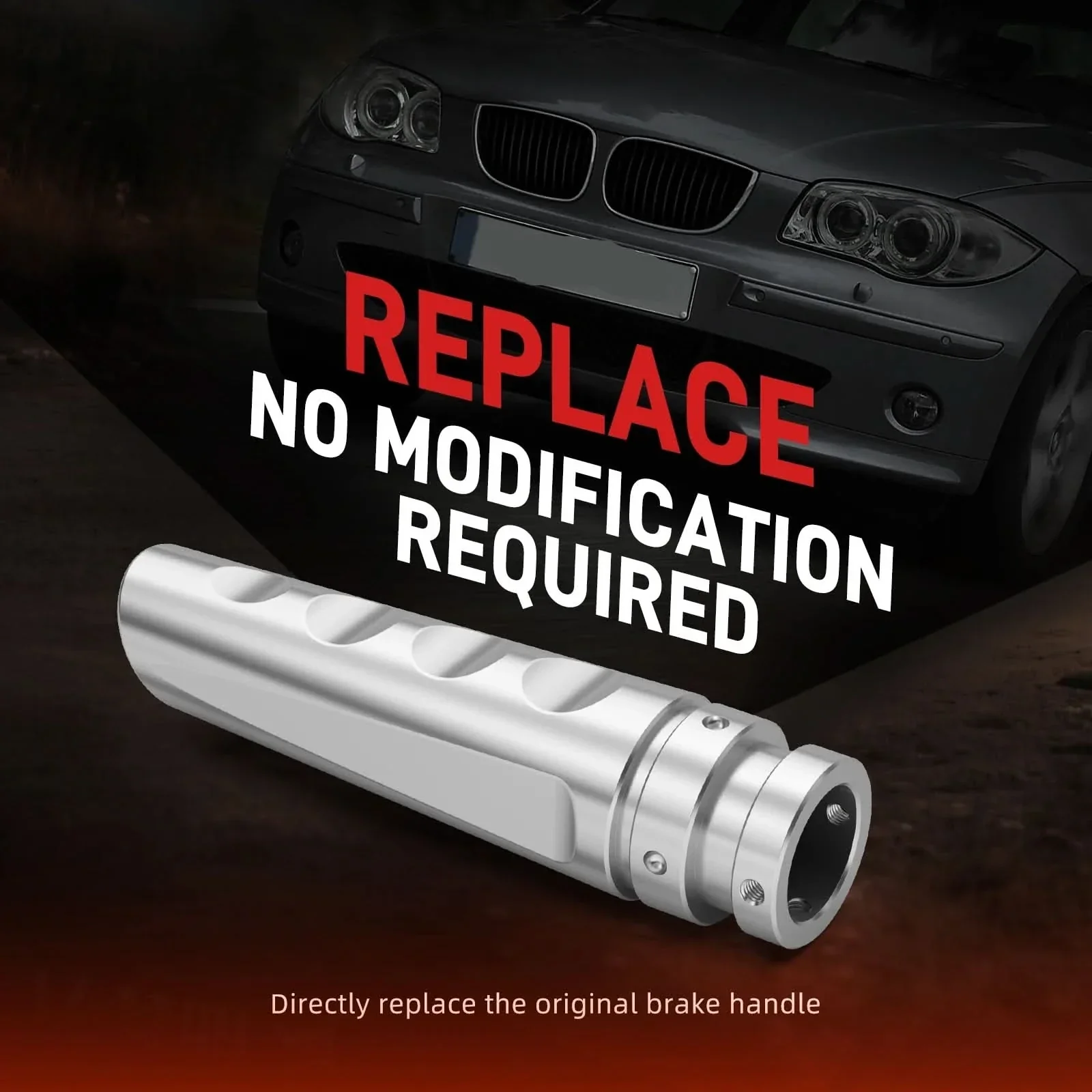 Billet Aluminum Hand Brake Handle for BMW E46 E36 M3/E39 E60 E34 M5/E82 E88 1M/E63 E64 M6/X3 E83/X5 E53/E87 E81 Z3 Z8 X6 - Image 3