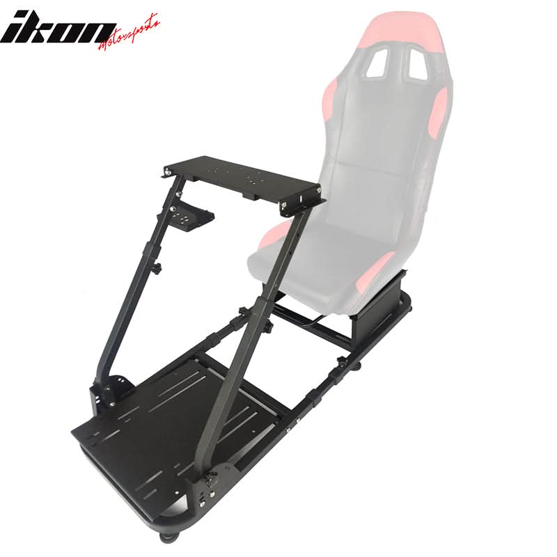 Black Gray Racing Steering Wheel Stand Logitech G29 Thrustmaster - Image 5