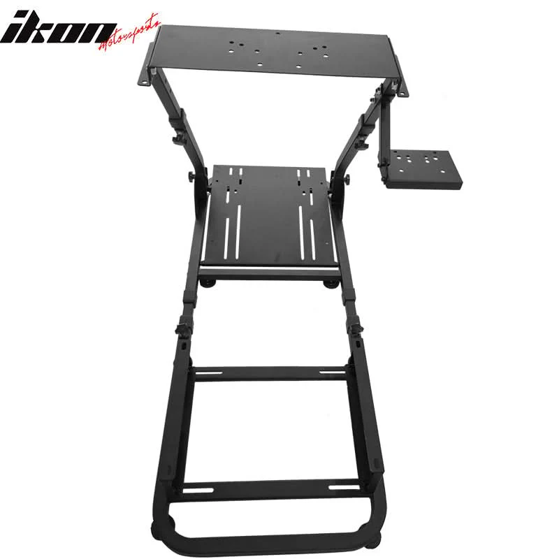 Black Racing Seat Steering Wheel Stand Logitech G29 Thrustmaster - Image 4