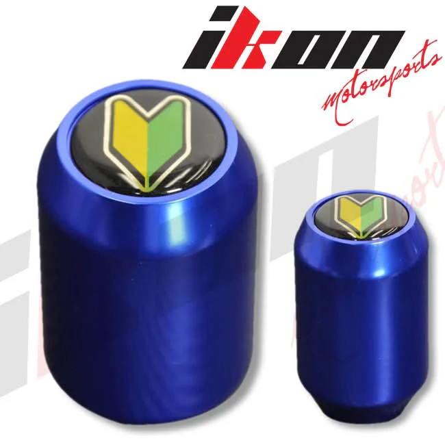 Blue M8X1.25MM MT Manual MUG Gear Shift Shifter Knob BD Emblem - Image 2