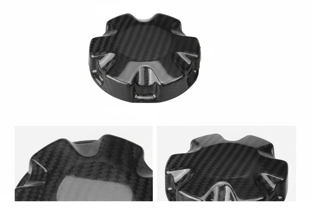 BMW 1 2 3 4 5 6 7 Series / X1 X3 X4 X5 X6 / Z4 Carbon Fiber Coolant Tank Cap Cover 17117639020 2003 - 2020 - Image 6