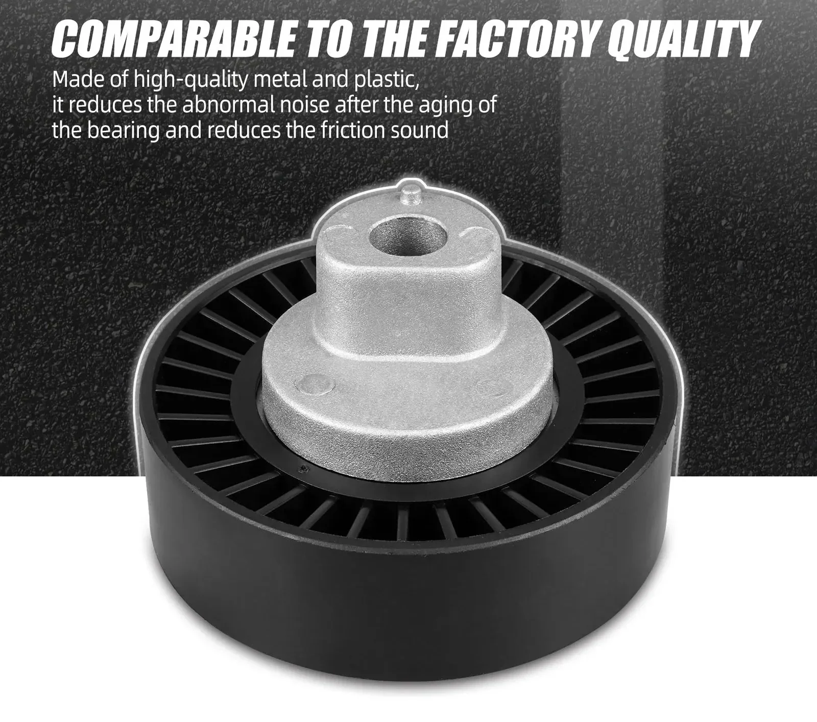 BMW 3 Series E36 E46 / 5 Series E39 / X5 E53 / Z3 Z4 Drive Belt Tensioner Idler Pulley 11287841228 1992 - 2006 - Image 5