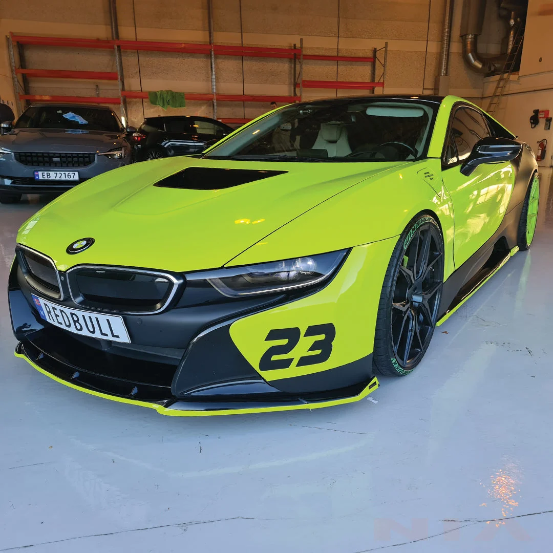 BMW i8 Roadster NIA Front Bumper Splitter Lip Aero Body Kit 2018-2020 - Image 5