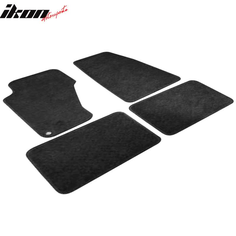 Car Floor Mat for 1999-2004 Jeep Grand Cherokee Black Carpet 4PC Nylon - Image 3