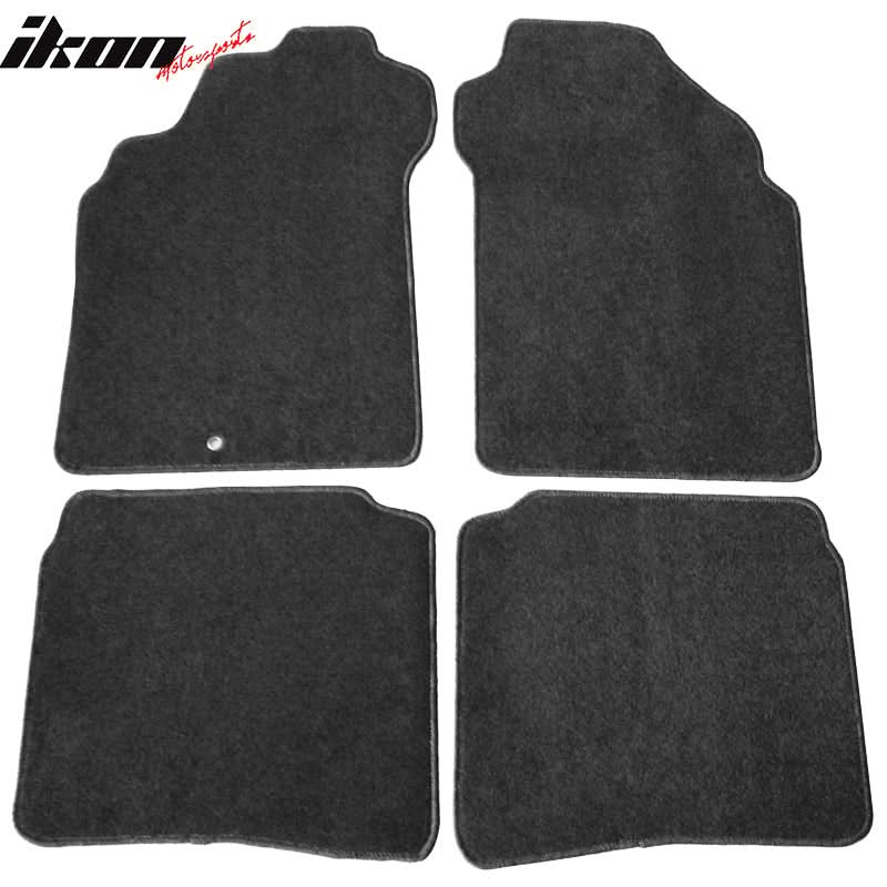 Car Floor Mat for 2000-2002 Nissan Maxima Black Carpet 4PC Nylon - Image 3