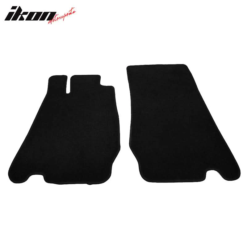 Car Floor Mat for 2003-2012 Mercedes SL Black Anti Slip  Nylon 2PCS - Image 2