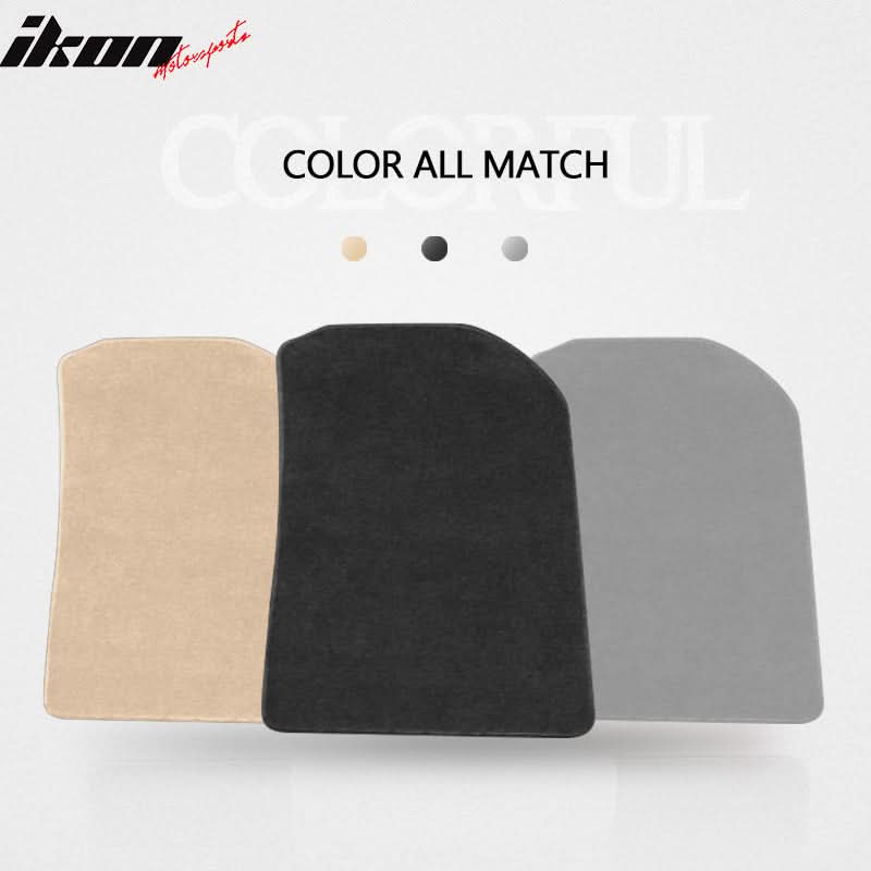 Car Floor Mat for 2006-2011 Honda Civic Black Carpet 3PC Nylon - Image 4