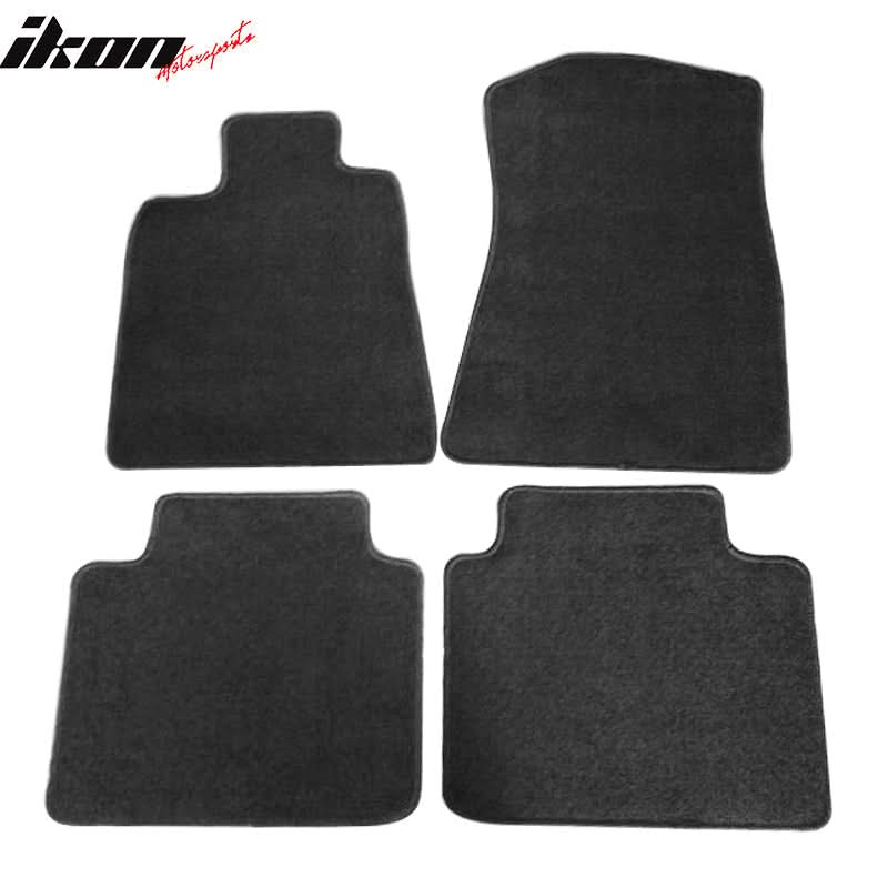 Car Floor Mat for 2006-2011 Lexus GS300 GS350 Black Carpet 4PC Nylon - Image 2