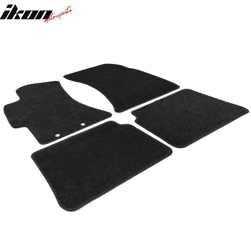 Car Floor Mat for 2008-2011 Subaru Impreza Black Carpet 4PC Nylon - Image 3