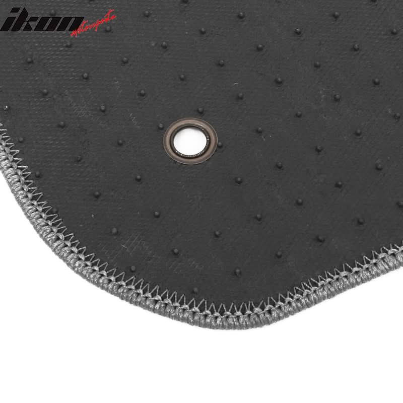 Car Floor Mat for 2010-2013 Mazda 3 Gray Carpet 4PC Nylon - Image 10