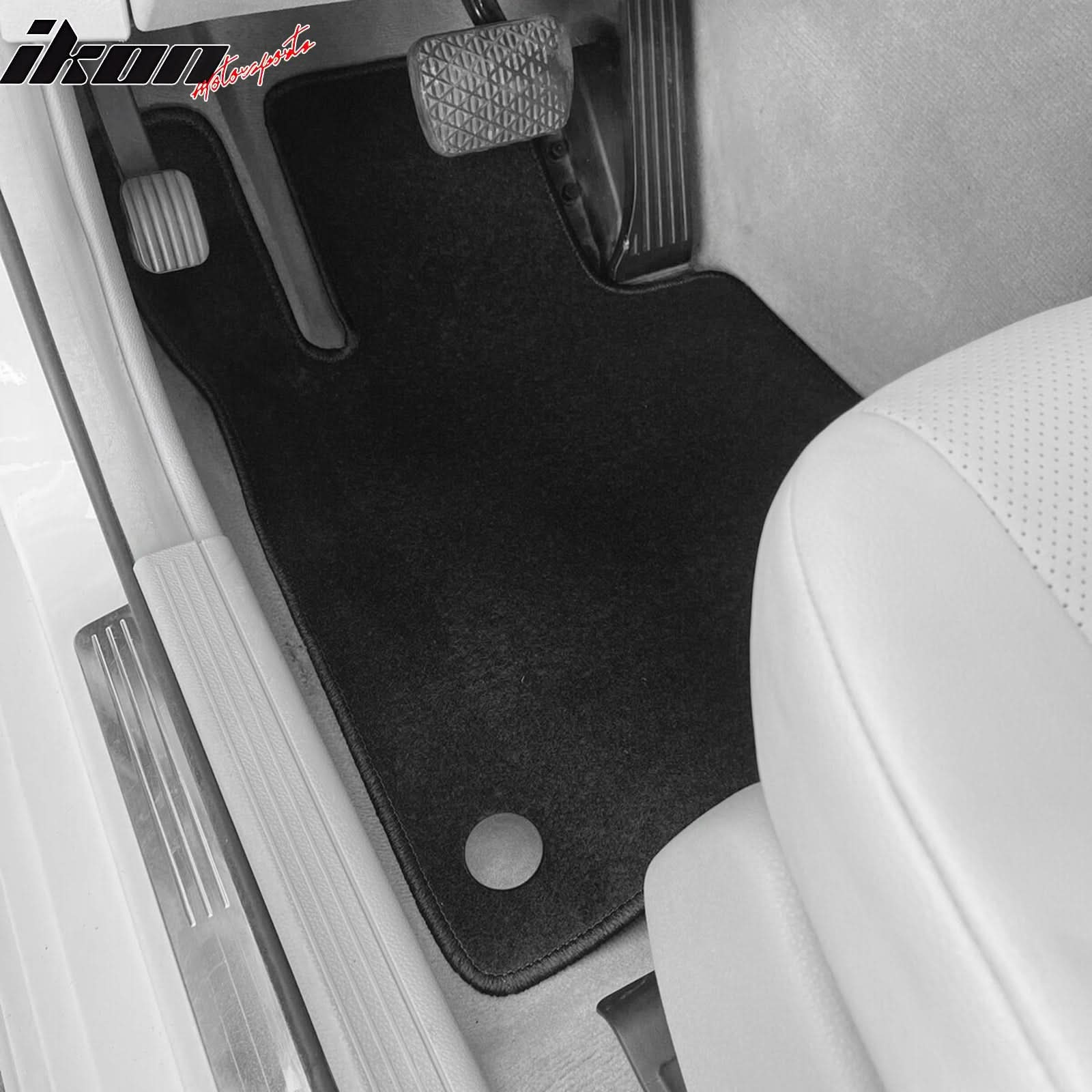 Car Floor Mat for 2010-2015 Mercedes-Benz GLK Class Black 4PC Nylon - Image 7