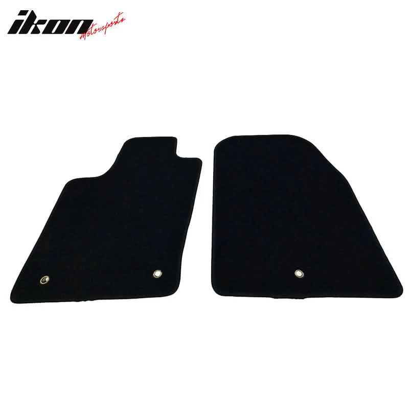 Car Floor Mat for 2011-2025 Dodge Durango Black Carpets Nylon 2PC - Image 2