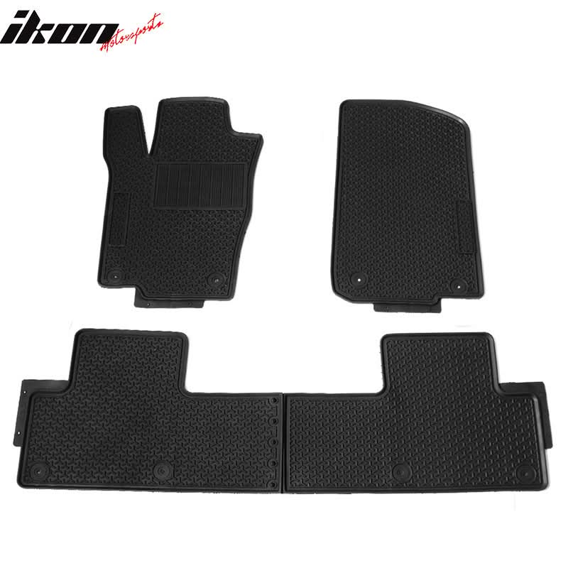 Car Floor Mat for 2012-15 Benz W166 ML-Series 2016-2019 GLE-Class 3PC - Image 2