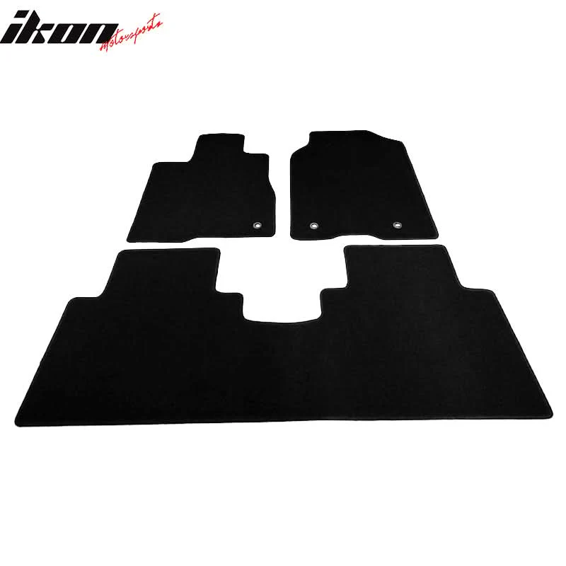 Car Floor Mat for 2013-2018 Acura RDX Black Car Front Rear Nylon 3PCS - Image 3