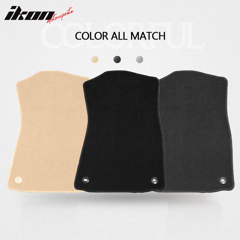 Car Floor Mat for 2013-2020 Lexus GS Black Car Front Rear Nylon 4PC - Image 4