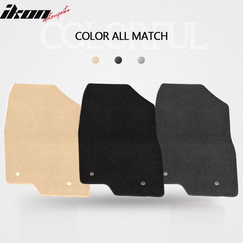 Car Floor Mat for 2014-2018 Mazda 3 Black Carpet 4PC Nylon - Image 4