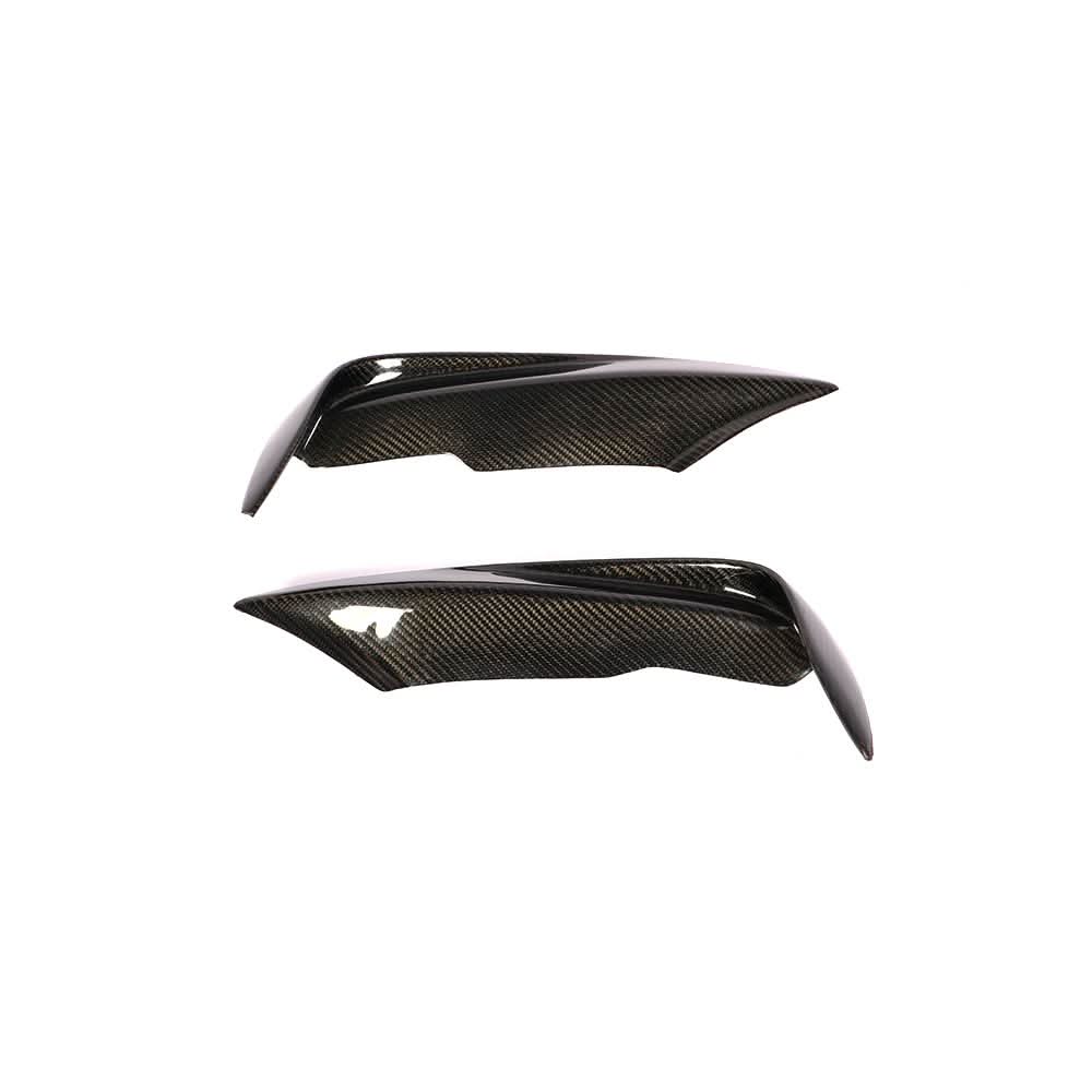 Carbon Fiber Fog Light Splitter Canards for BMW F30 / F31 / F35 M Sport Front Bumper (2013–2018) - Image 4
