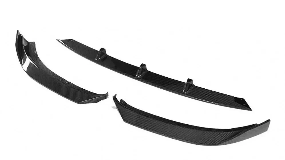 Carbon Fiber Front Lip Splitter for Audi A3 Sedan (2017–2018) - Image 2