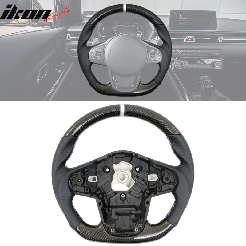 Carbon Fiber Steering Wheel for 2020-2025 Toyota Supra - Image 15