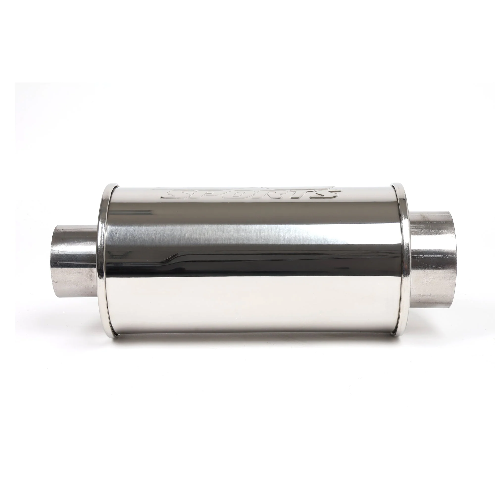 DC Sports Universal Round Muffler 3" Inlet / 4" Outlet - Image 3