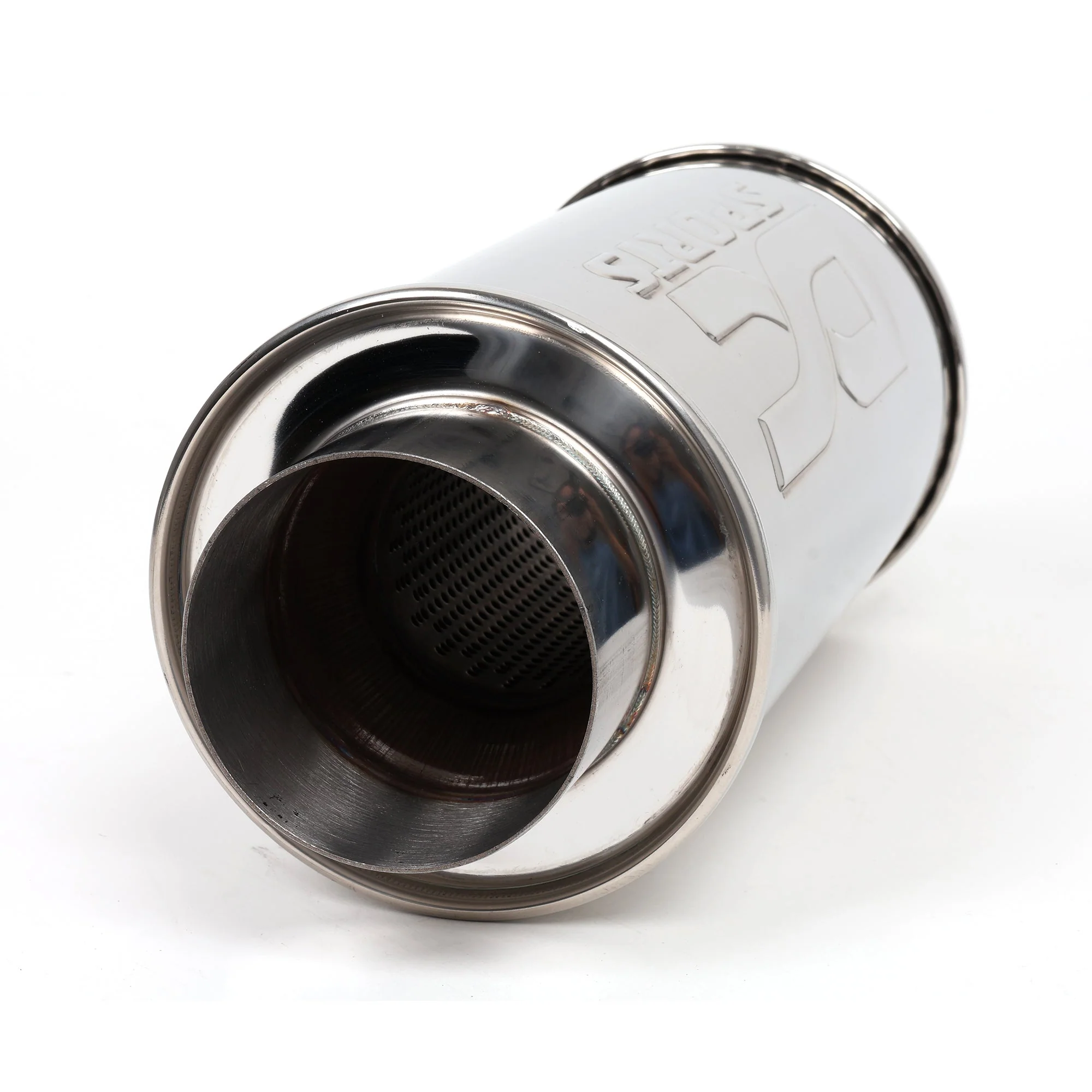DC Sports Universal Round Muffler 3" Inlet / 4" Outlet - Image 5