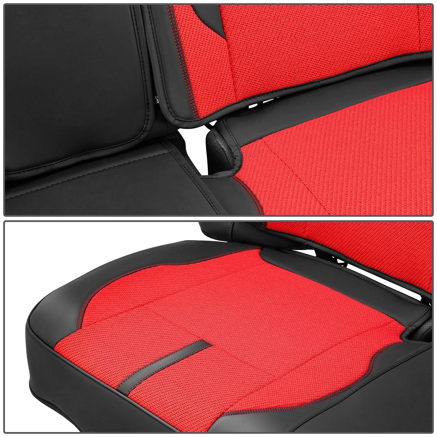 Drive Series Full Set Seat Covers - Black/Red - Image 4