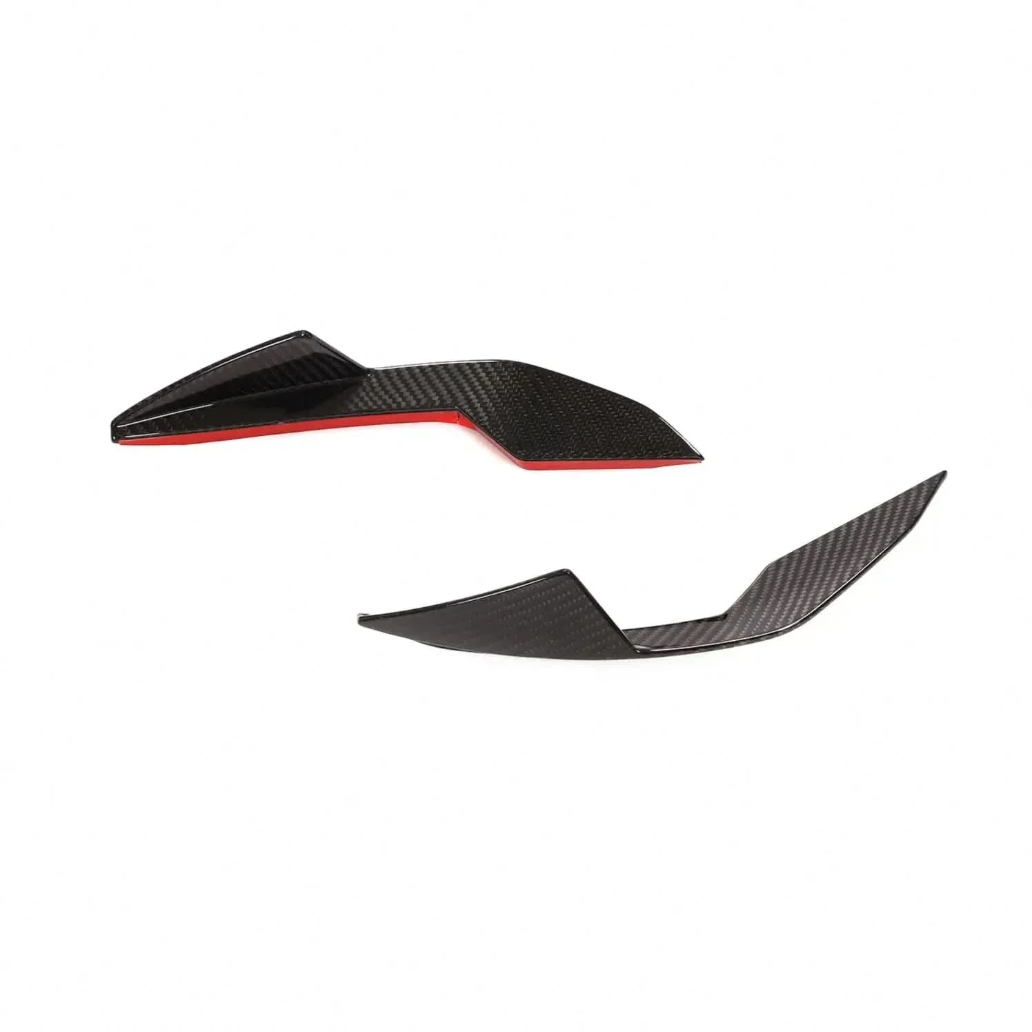 Dry Carbon Fiber Front Bumper Fins (2PC) – BMW G80 M3 & G82/G83 M4 Competition (2021+) - Image 3