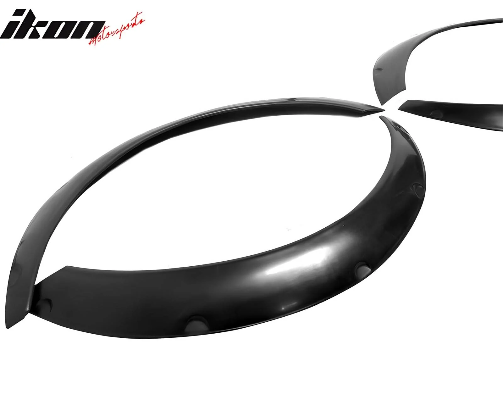 Fender Flares For 1984-1992 BMW E30 3-Series Coupe PU Black MDP Style - Image 7
