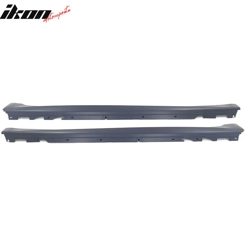 Fit 2021-2023 BMW G30 G31 M550i Rear Diffuser+Front Bumper Lip+Side Sk - Image 9